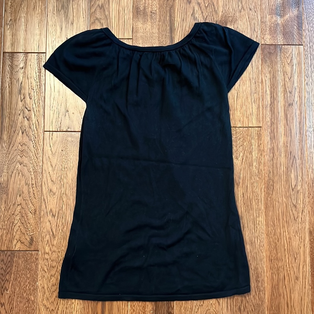 Gap Black Short Sleeved Thin Sweater Size M - Picture 5 of 5